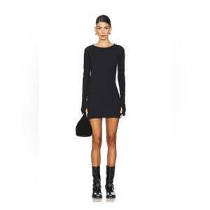 We The Free Black Long Sleeve Dress